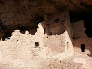 yup, some 70 rooms built in a recess carved into the canyon wall almost a thousand years ago.